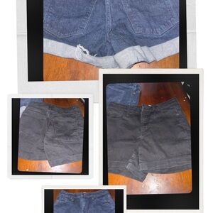 Universal Thread Black Denim High-Rise Jean Shorts